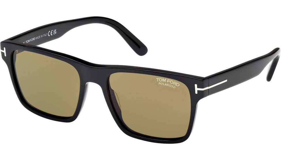 Tom Ford CALDER (FT1205-01H) 55 | Polarize Unisex Kahverengi Güneş Gözlüğü